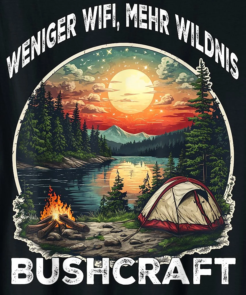 BUSHCRAFT - Weniger WiFi, mehr Wildnis Design