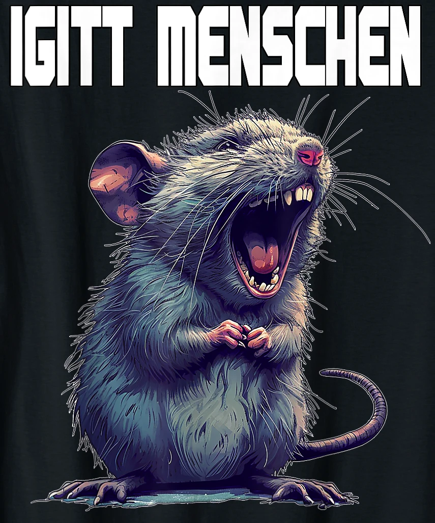 Ratte - Igitt! Menschen Design